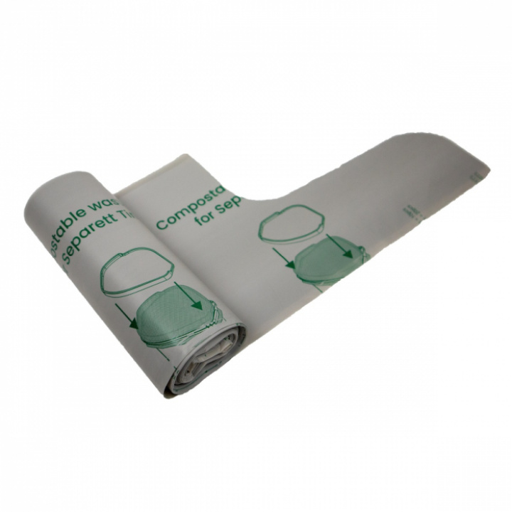 Komposterbar påse Separett Tiny 10 stk i gruppen Husbil & Husvagn / Toalett & sanitet / Fritidstoalett hos Camping 4U (C4-10097)