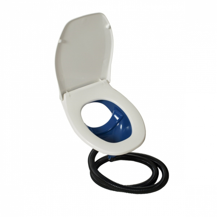 Torrdass med plastsits, blå innerdel. Separett 501 i gruppen Husbil & Husvagn / Toalett & sanitet / Värmesits hos Camping 4U (C4-10117)