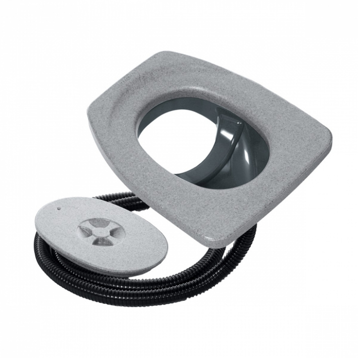 Torrdass med värmessits, grå. Separett 500 i gruppen Husbil & Husvagn / Toalett & sanitet / Värmesits hos Camping 4U (C4-10120)