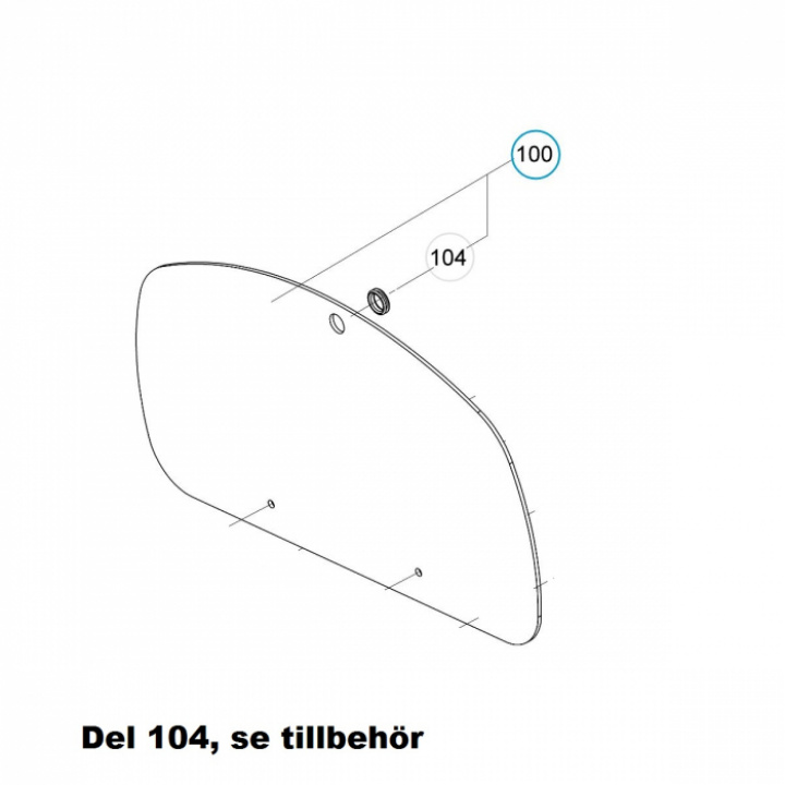 Glaslock ?x?mm SMEW PI8423 i gruppen Hushåll / Spis & ugn / Reservdelar Spis / Ugn hos Camping 4U (C4-10144)