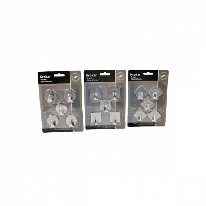 Krok 5-pack blandade modeller i gruppen Husbil & Husvagn / Inredning / Beslag & Krokar hos Camping 4U (C4-10160)