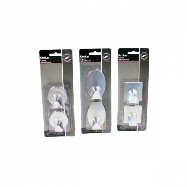 Krok 2-pack blandade modeller i gruppen Husbil & Husvagn / Inredning / Beslag & Krokar hos Camping 4U (C4-10161)