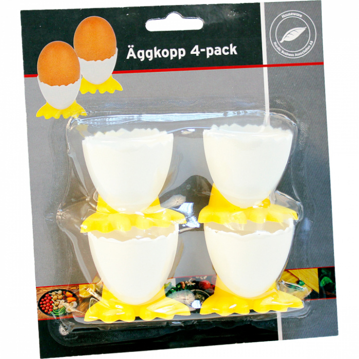 Äggkopp 4-pck i gruppen Hushåll / Husgeråd / Hushållstillbehör hos Camping 4U (C4-10163)