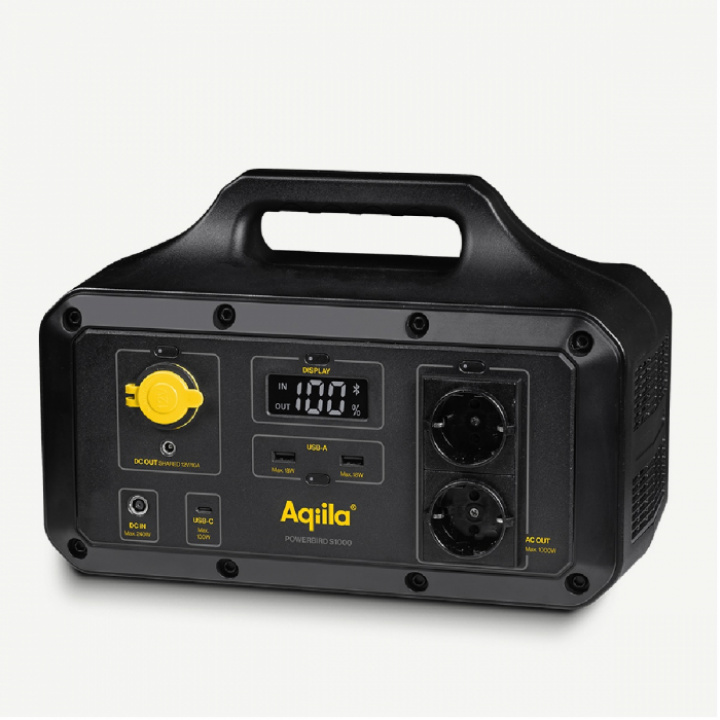 Litiumbatteri, portabelt. Laddare och inverter i ett. Aqiila Powerbird i gruppen Elektronik / Fritidsbatterier / Litiumbatteri hos Camping 4U (C4-10186)