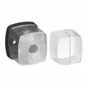 Positionslykta vit 66x62mm med reflex (framåt)