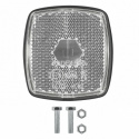 Positionslykta vit 66x62mm med reflex (framåt)
