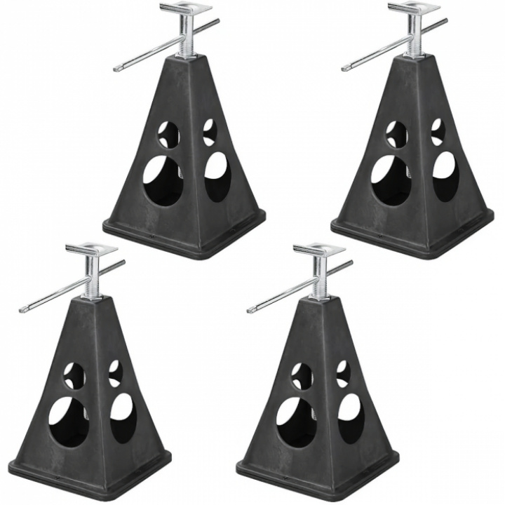 Pallbock Komposit 750kg 4-pack i gruppen Chassi / Stödben / Stödben Husvagn hos Camping 4U (C4-10469)