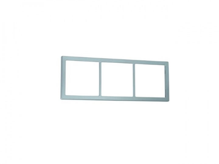 Täckram Trippel Chrome i gruppen Elektronik / Belysning / Brytare / Uttag / Strömbrytare / Uttag hos Camping 4U (E09-102L)