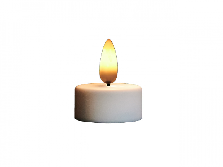 Värmeljus led Uyuni 3,8X4,7 cm Nordic White i gruppen Campingtillbehör / Presentartiklar / Presenter hos Camping 4U (E55-34D)