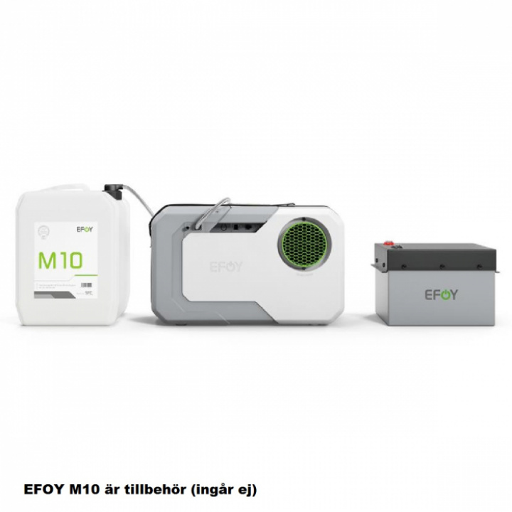 Bränslecell EFOY BT inkl. litiumbatteri 105A och kablage i gruppen Elektronik / Elverk / EFOY hos Camping 4U (EFOY-HYBRIDBTr)