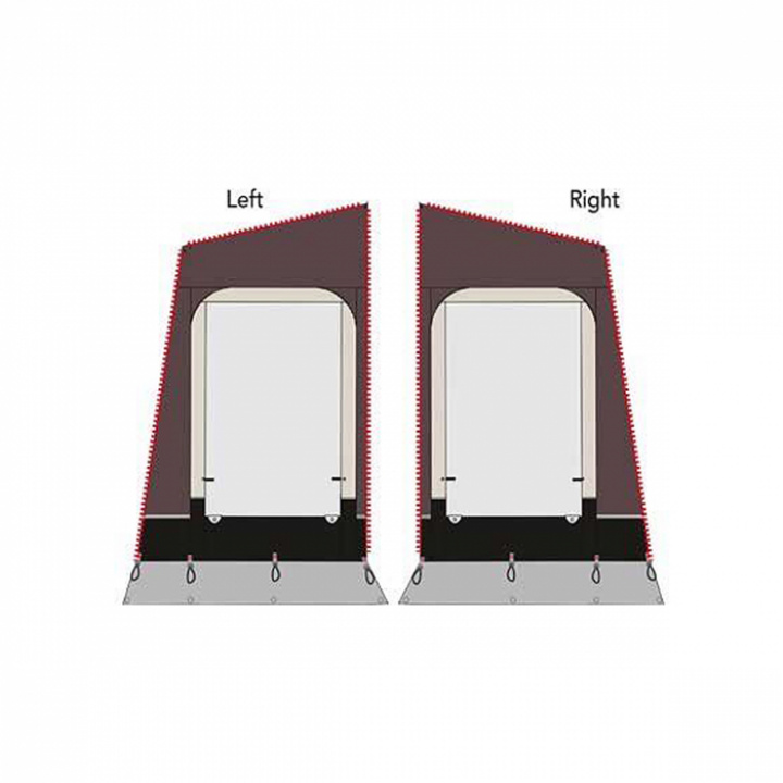 SKILJEVÄGG VÄNSTER PRISMA i gruppen Markiser & Förtält / Förtält / Fristående tält, Soltak, tillbehör m.m. / Tillbehör förtält hos Camping 4U (F03-05)