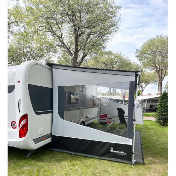 Sidovägg 250 vänster till boxmarkiser. Isabella i gruppen Markiser & Förtält / Markiser / Sidoväggar, fronter & tillbehör / Sidoväggar & Sunblockers / Isabella solskydd/väggar hos Camping 4U (F04-116V)