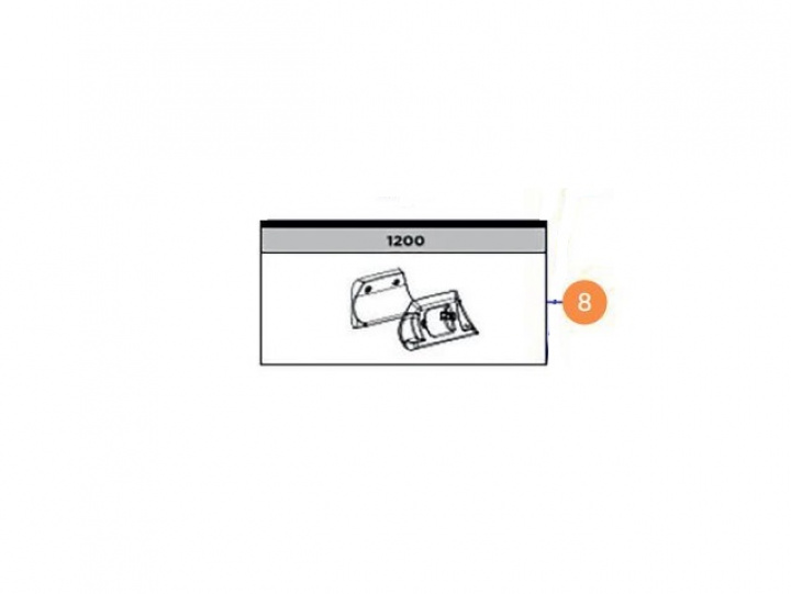 Fäste mot vägg Thule 1200