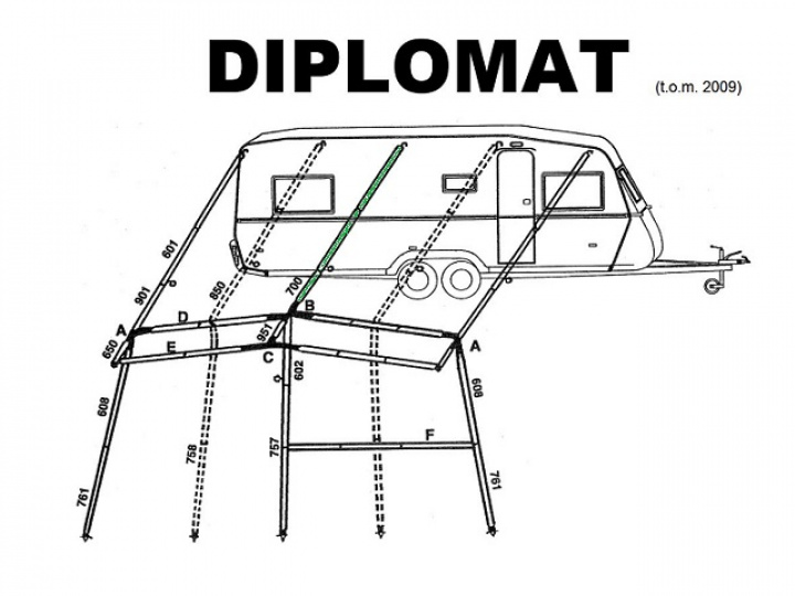 Stativdel nr 700 Svenska Tält i gruppen Markiser & Förtält / Förtält / Fristående tält, Soltak, tillbehör m.m. / Tältpinnar hos Camping 4U (SV-700)