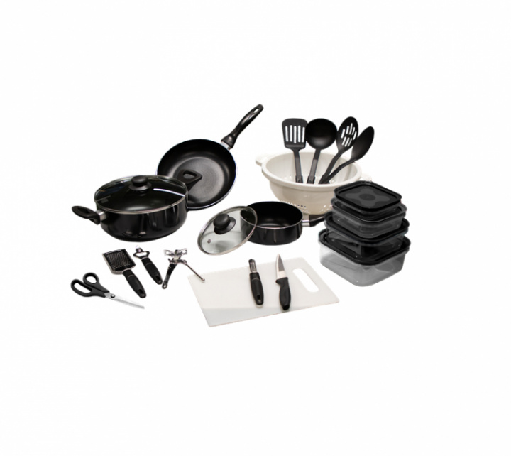 Köksutrustning 25 delar, GoCamp i gruppen Hushåll / Husgeråd / Kastruller & Pannor hos Camping 4U (T09-112B)