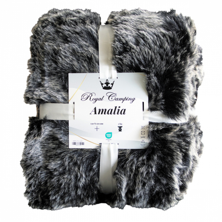 Pläd Amalia 170x130cm Konstfäll i gruppen Campingmöbler / Sovrum / Plädar & kuddar hos Camping 4U (T13-113B)