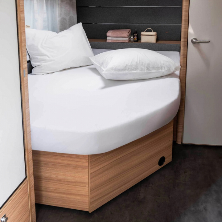 Lakan Fransk höger vit 130/160x180/210cm Walra i gruppen Campingmöbler / Sovrum / Sängkläder & lakan hos Camping 4U (T13-121A)