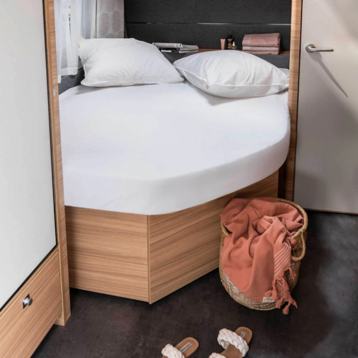 Madrasskydd Fransk höger 130/160x180/210cm Walra i gruppen Campingmöbler / Sovrum / Sängkläder & lakan hos Camping 4U (T13-125B)