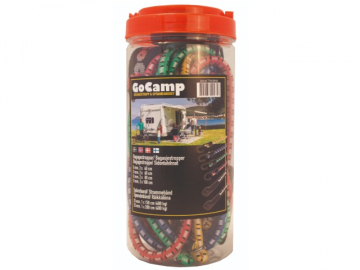 Spännband och Bagagestropp i Plastburk. i gruppen Outlet / Utgående varor hos Camping 4U (T19-294A)