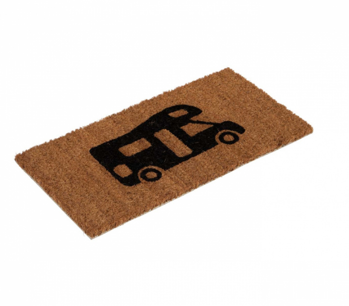Dörrmatta husbilmotiv kokosfiber 50x25 cm i gruppen Campingmöbler / Mattor hos Camping 4U (T31-146B)