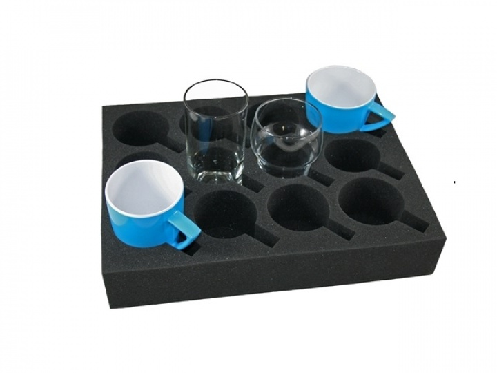 Glas och Mugghållare - 12 enheter i gruppen Hushåll / Husgeråd / Hushållstillbehör hos Camping 4U (T99-109)