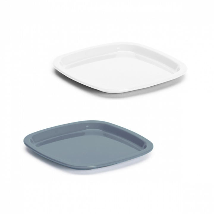 Tallrik kvadratisk, 24x24 cm i gruppen Hushåll / Husgeråd / Serviser & tallrikar hos Camping 4U (T99-306Ar)