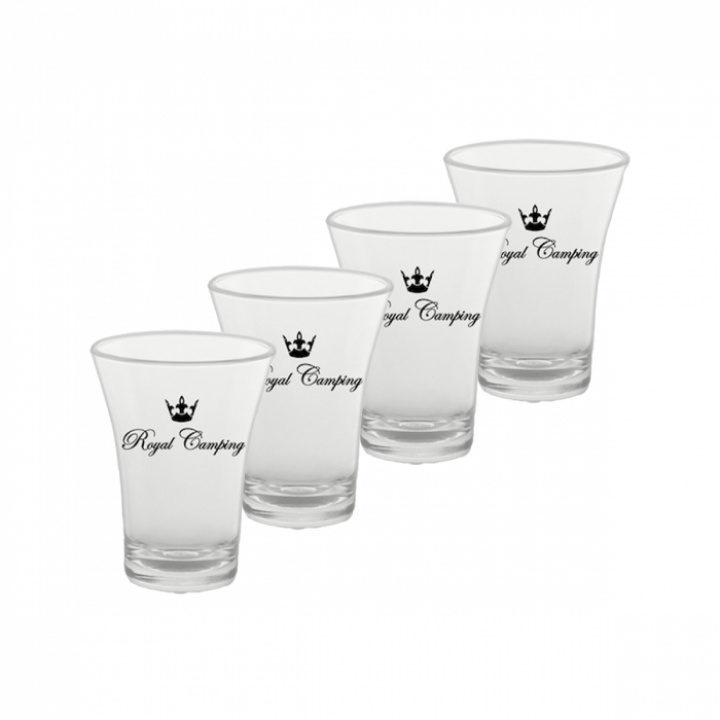 Shotglas 4-pack Royal Camping i gruppen Hushåll / Husgeråd / Glas och Tillbringare hos Camping 4U (T99-395G)