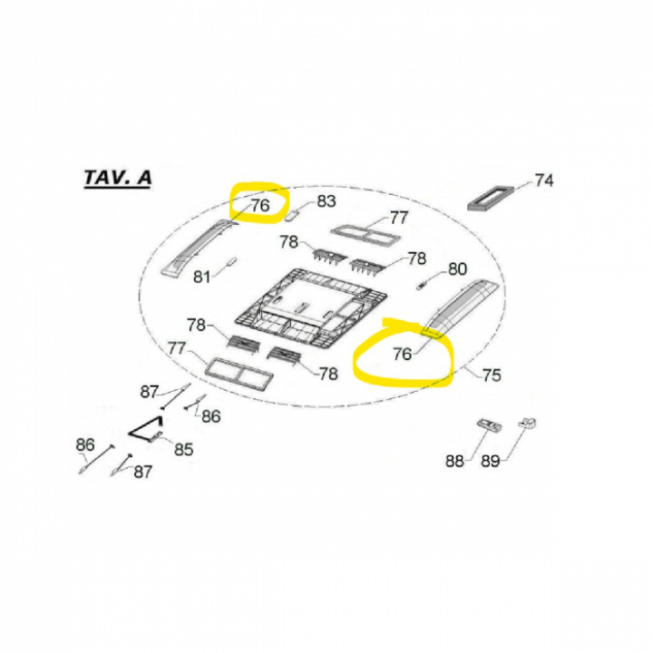 Filter äldre Telair 8400H i gruppen Beställningsvaror hos Camping 4U (TEL-06238)