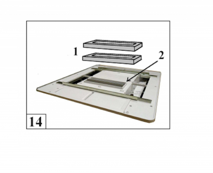Ram för mellanlägg för innerdelen Telair i gruppen Husbil & Husvagn / AC & Ventilation / Tillbehör Klimat hos Camping 4U (TEL-06239)